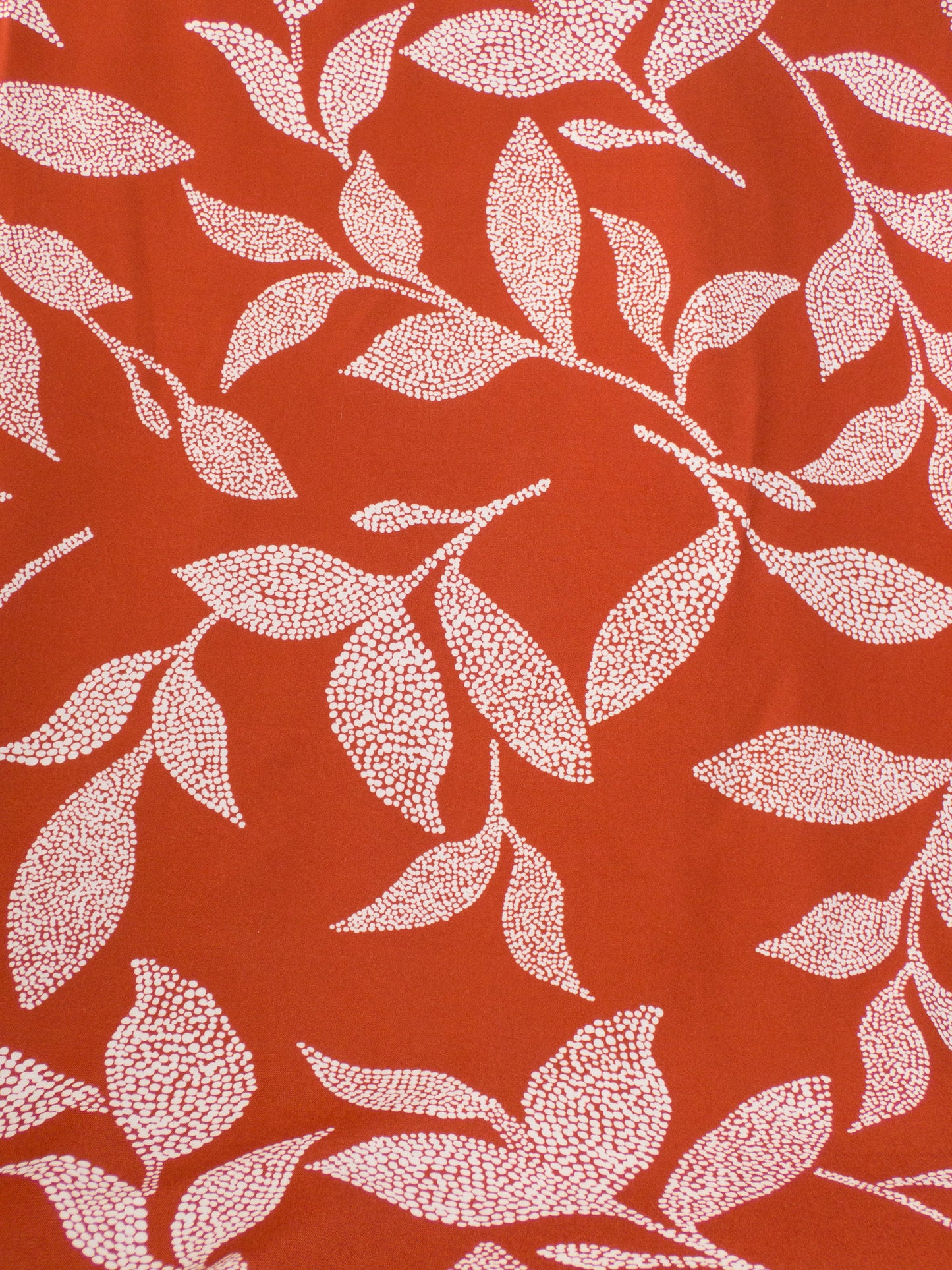 Dotted Botanical Viscose - Saffron