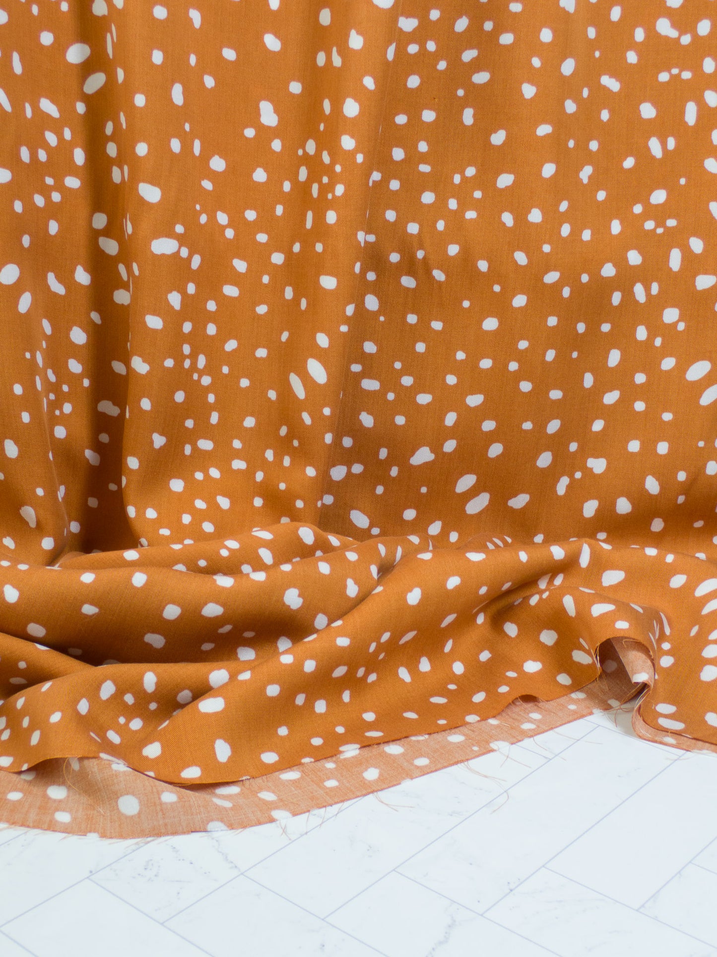 Confetti Lightweight Lyocell - Tangerine