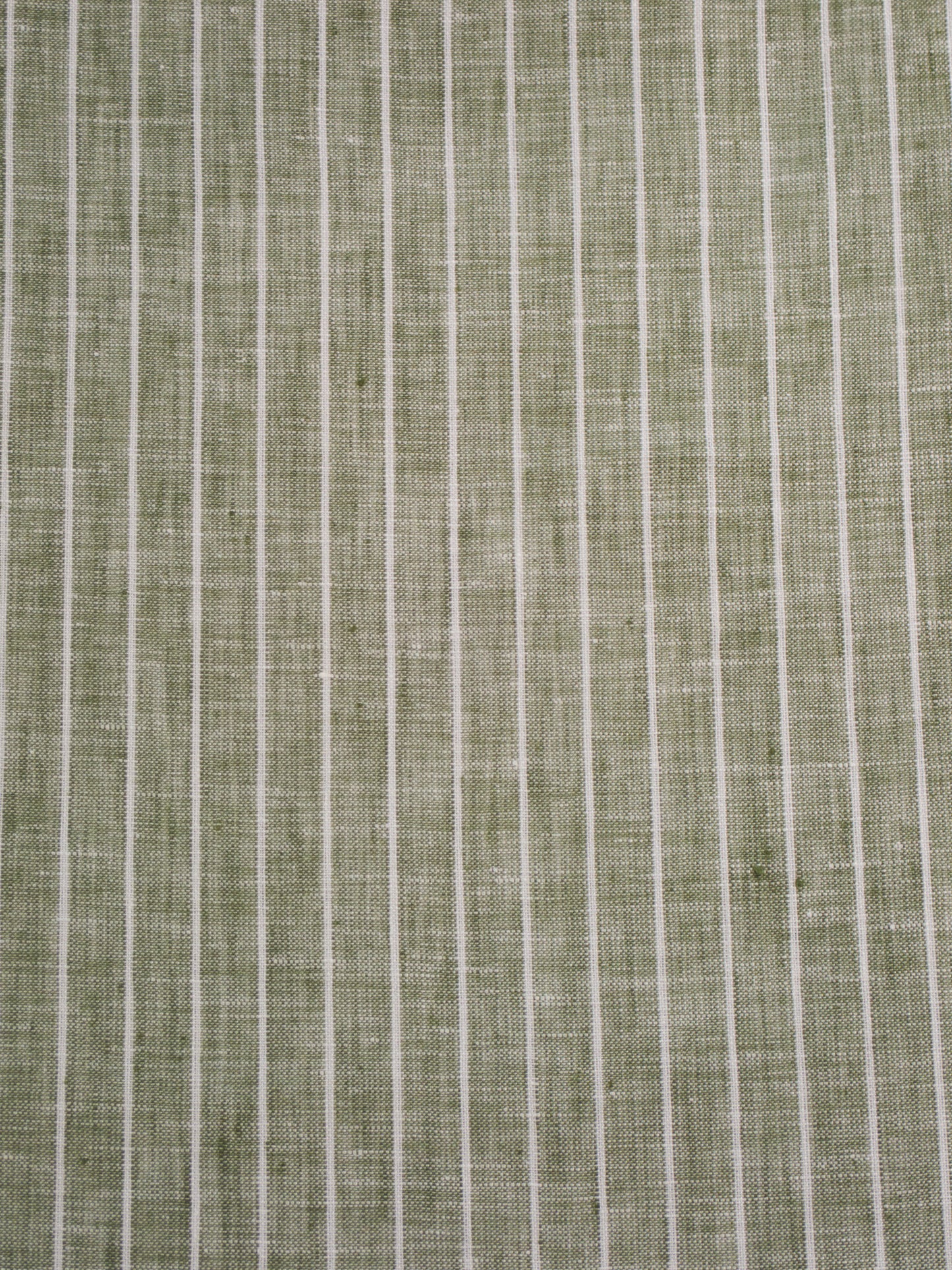 Linen Chambray Stripe - Olive