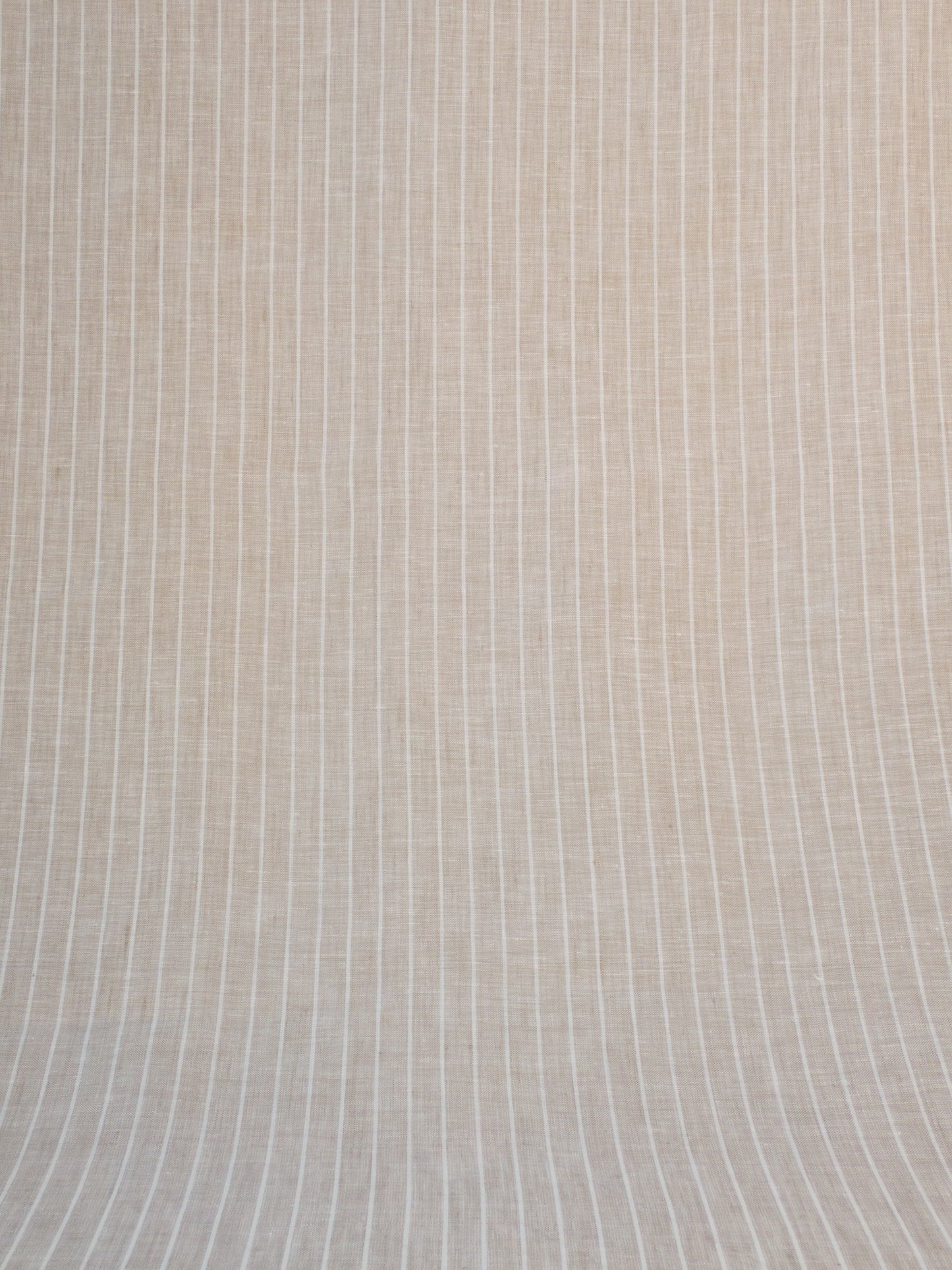 Linen Chambray Stripe - Natural