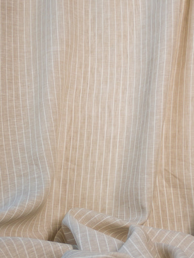 Linen Chambray Stripe - Natural