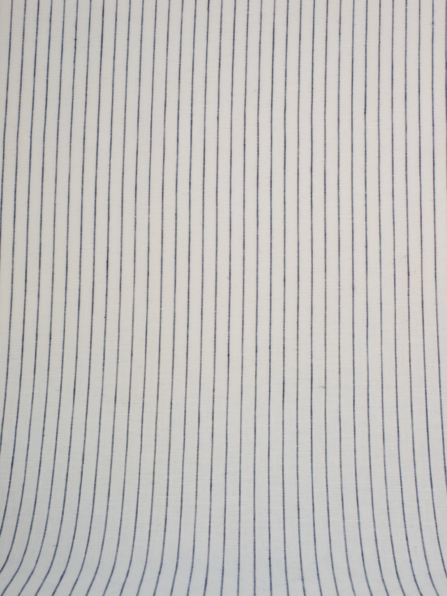 Linen Chambray Stripe - Black & White