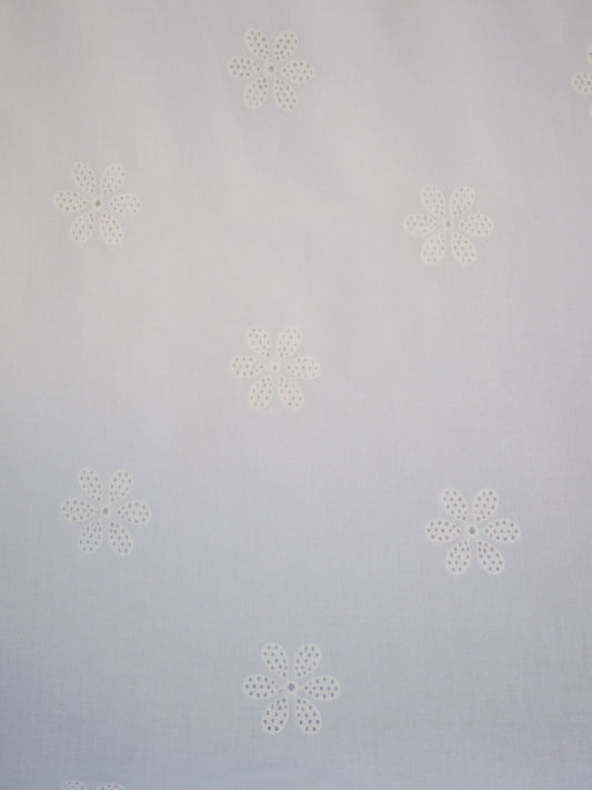 Daisy Eyelet - White