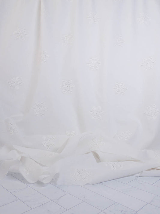 Daisy Eyelet - White